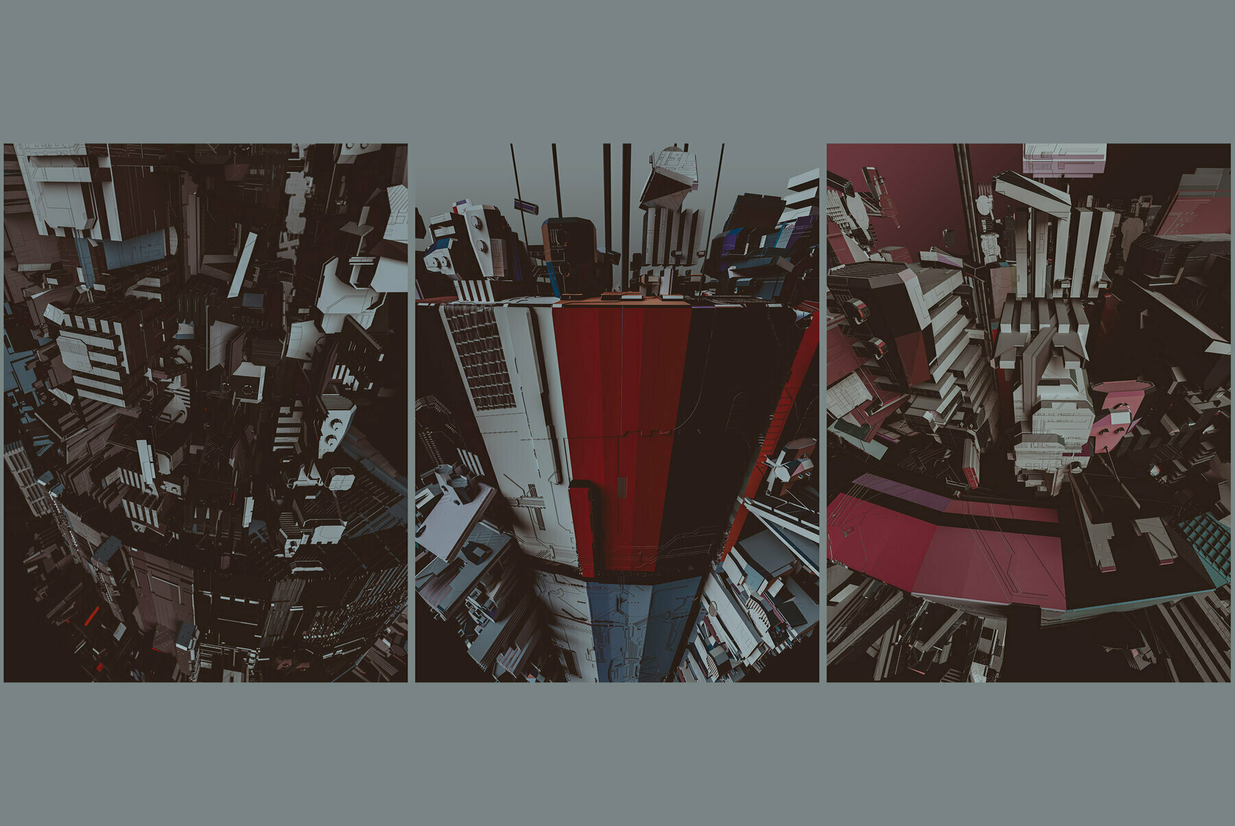 Dystopian Machines 02   Abstract Stock 3D Graphics 4