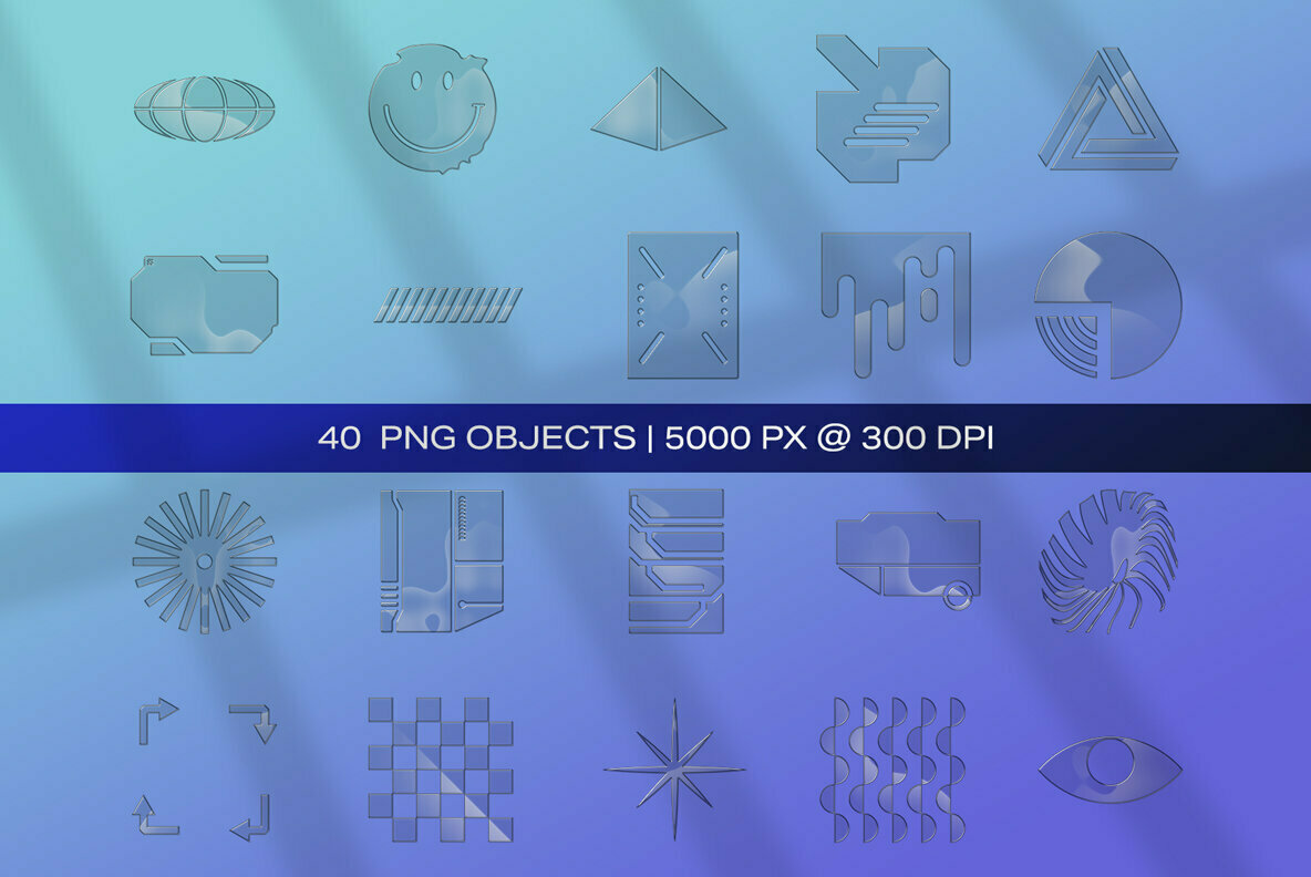 Acrylic Overlay Objects 3