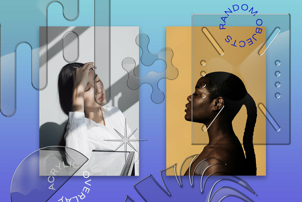 Acrylic Overlay Objects 4