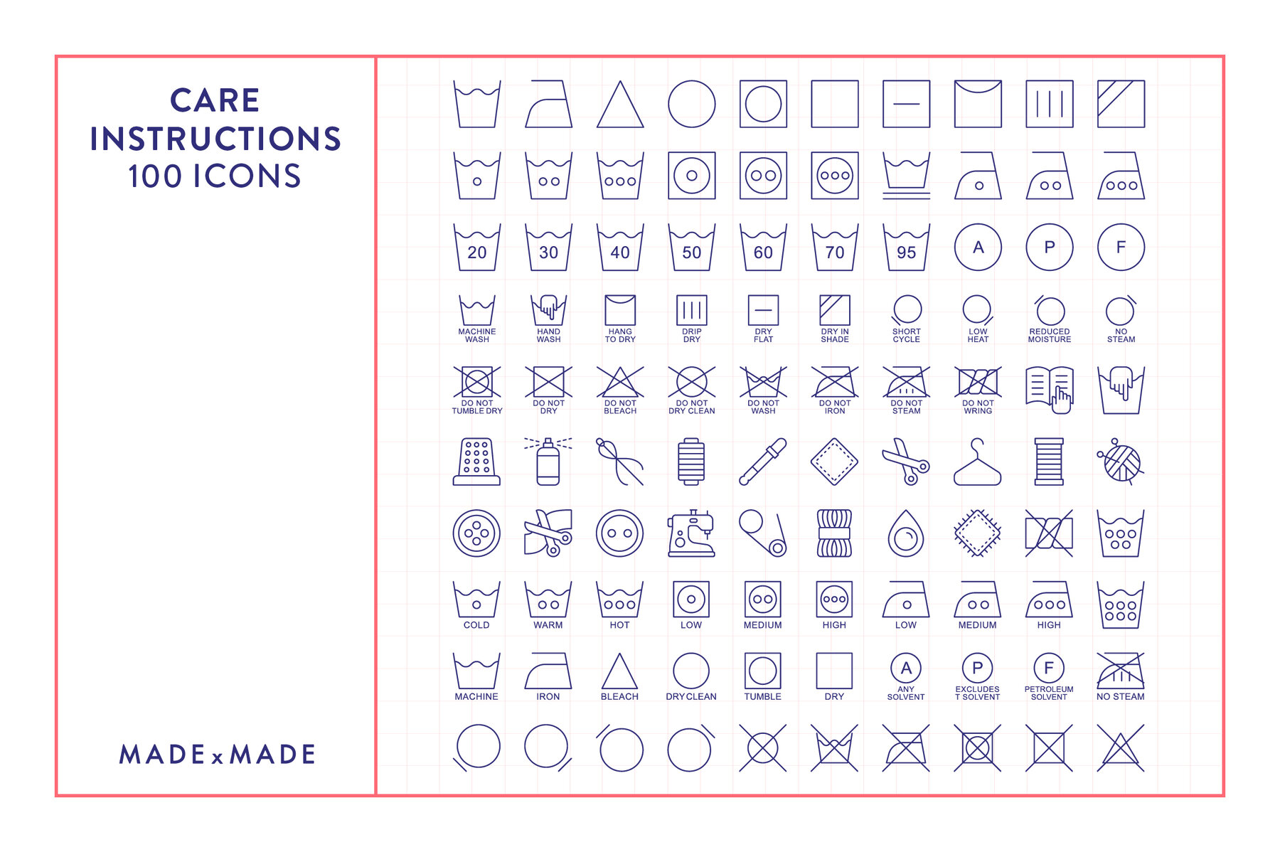 4x Packaging Icons Bundle