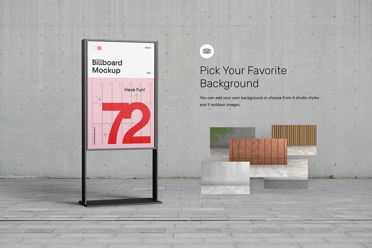 Billboard Mockups   Banner   Stand 7