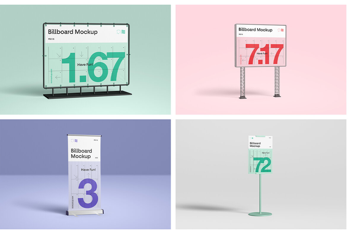 Billboard Mockups   Banner   Stand 11