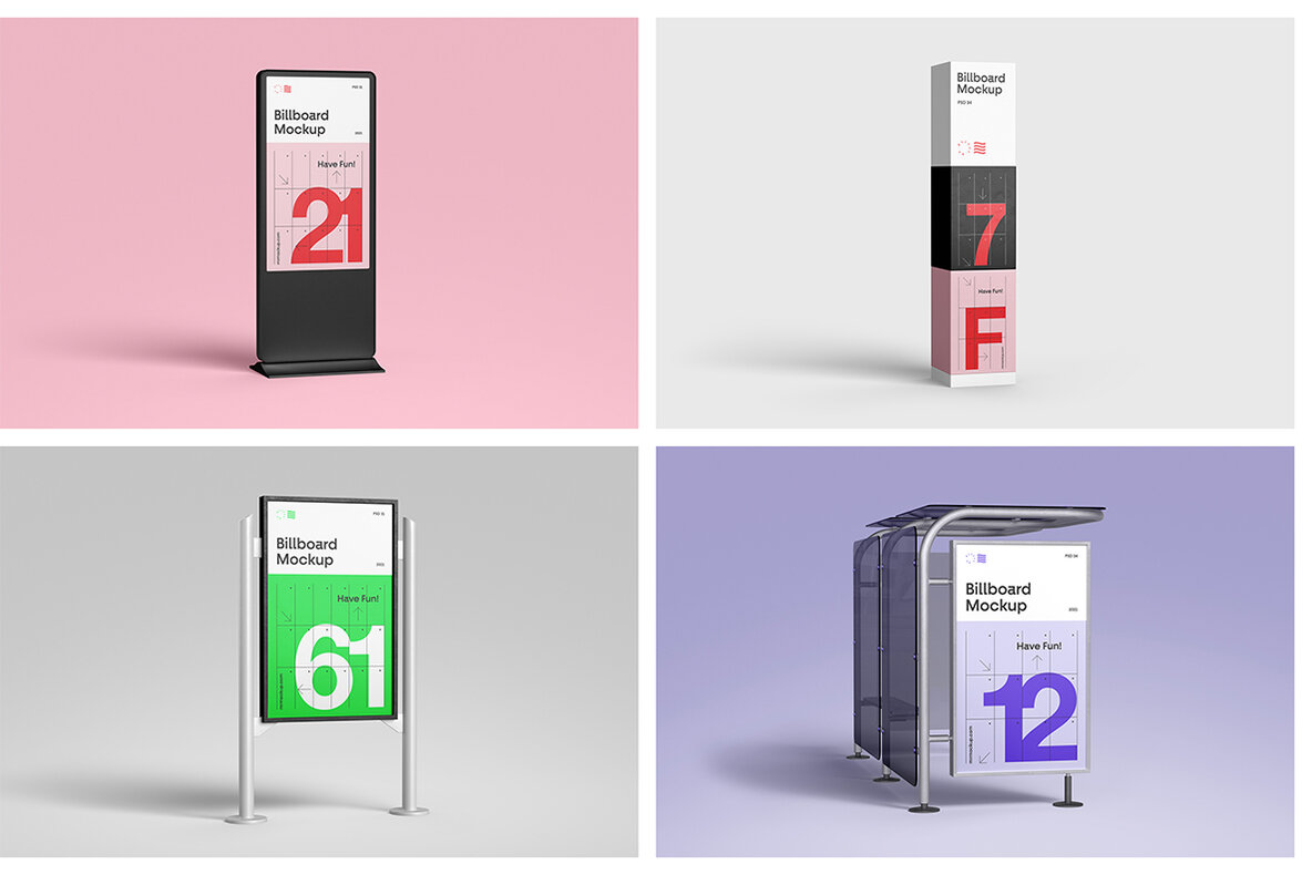 Billboard Mockups   Banner   Stand 15