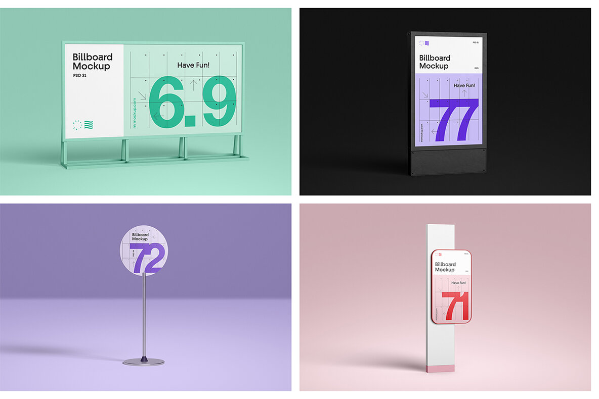 Billboard Mockups   Banner   Stand 17