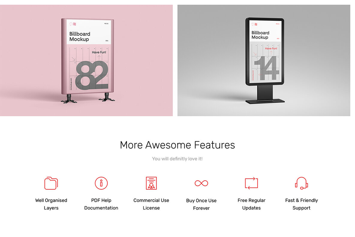 Billboard Mockups   Banner   Stand 18