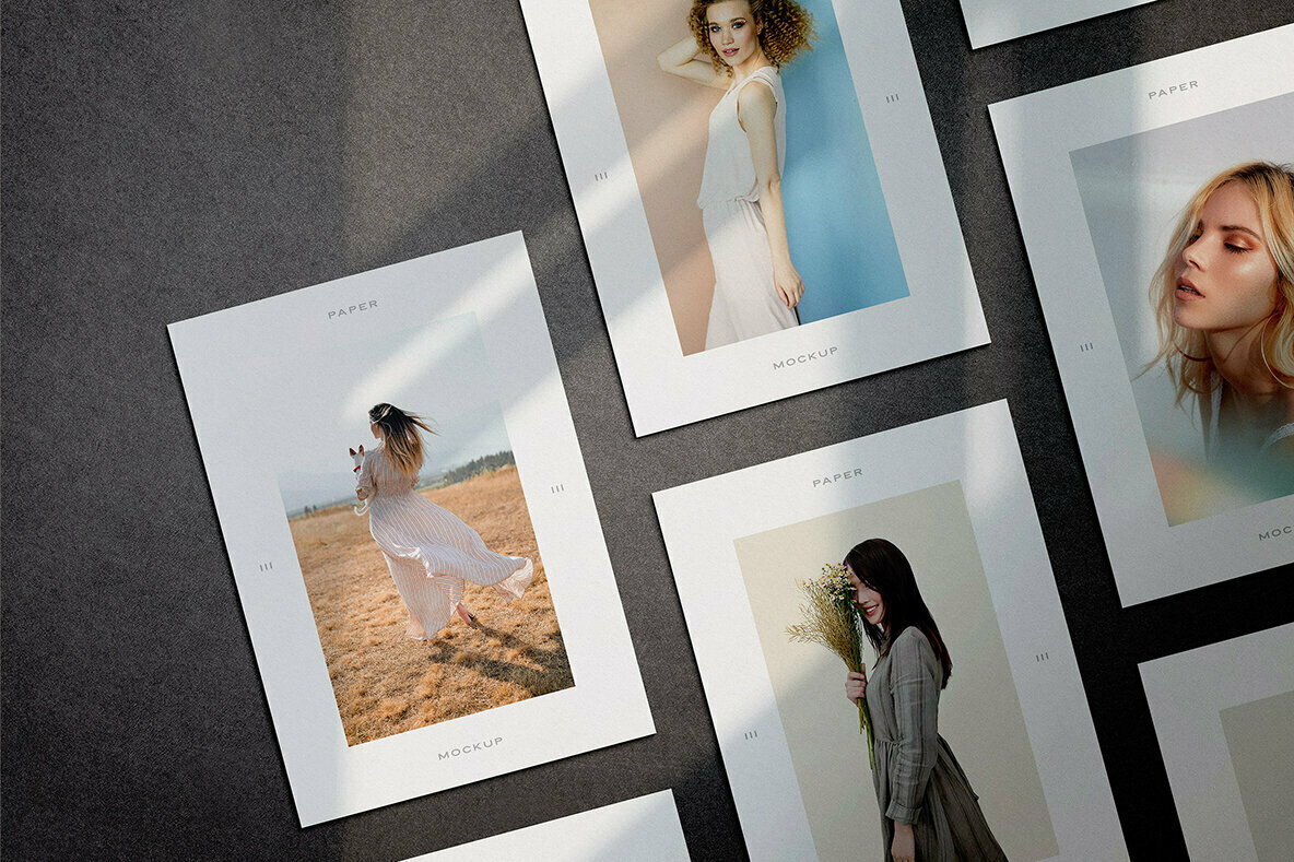 Laid Out Paper Mockup 2