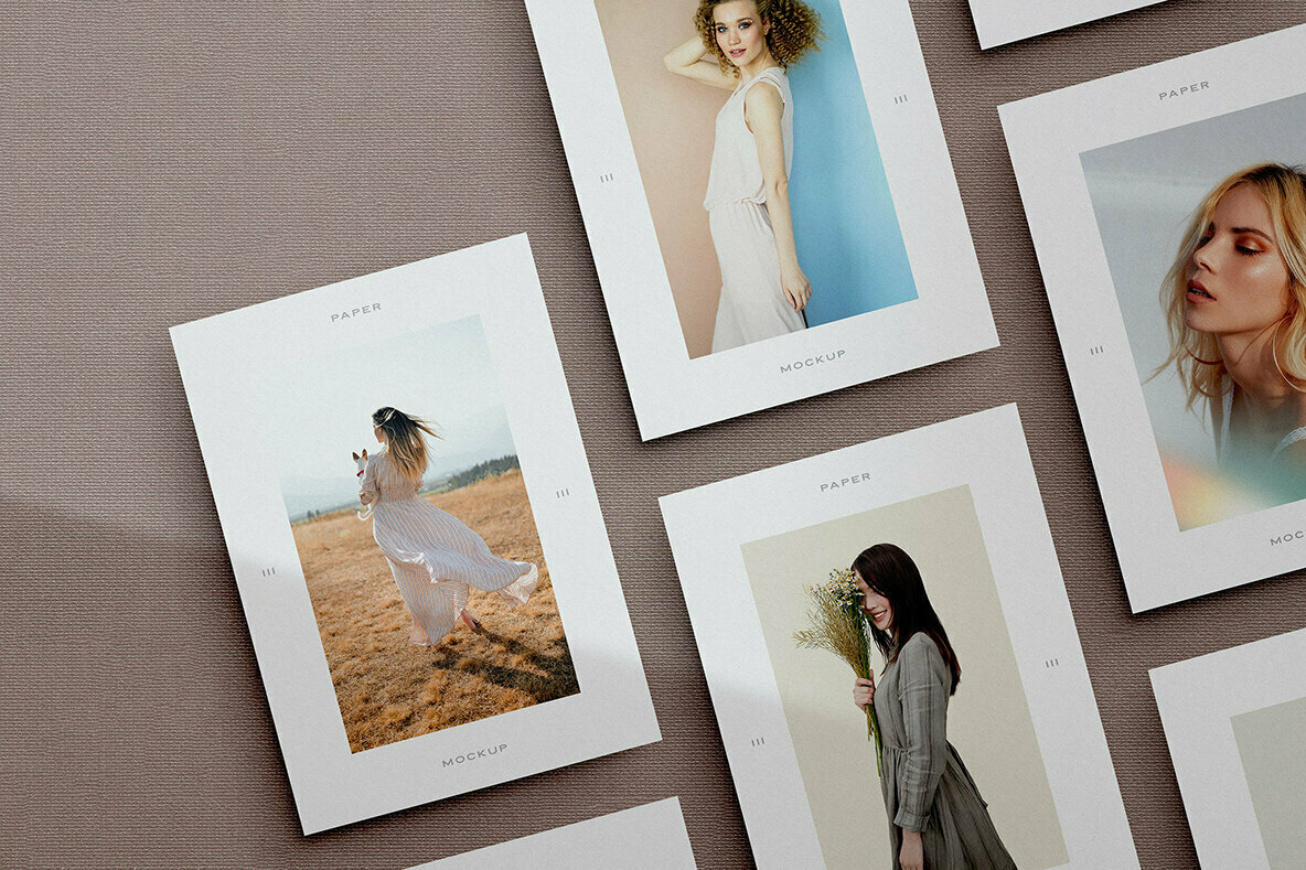 Laid Out Paper Mockup 3