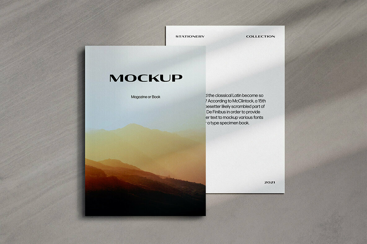 Stylish Catalog Mockup 2