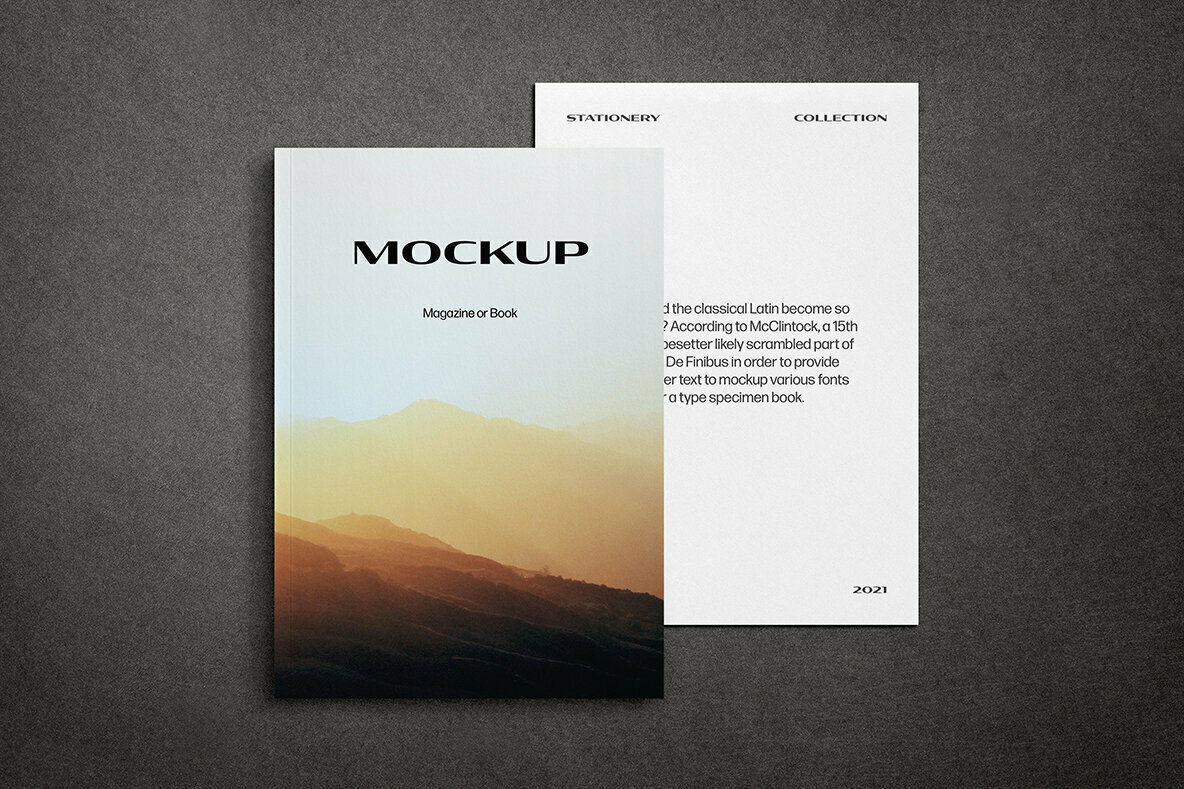 Stylish Catalog Mockup 3