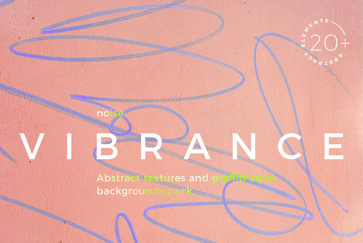 VIBRANCE   Abstract Textures Backgrounds Pack 1