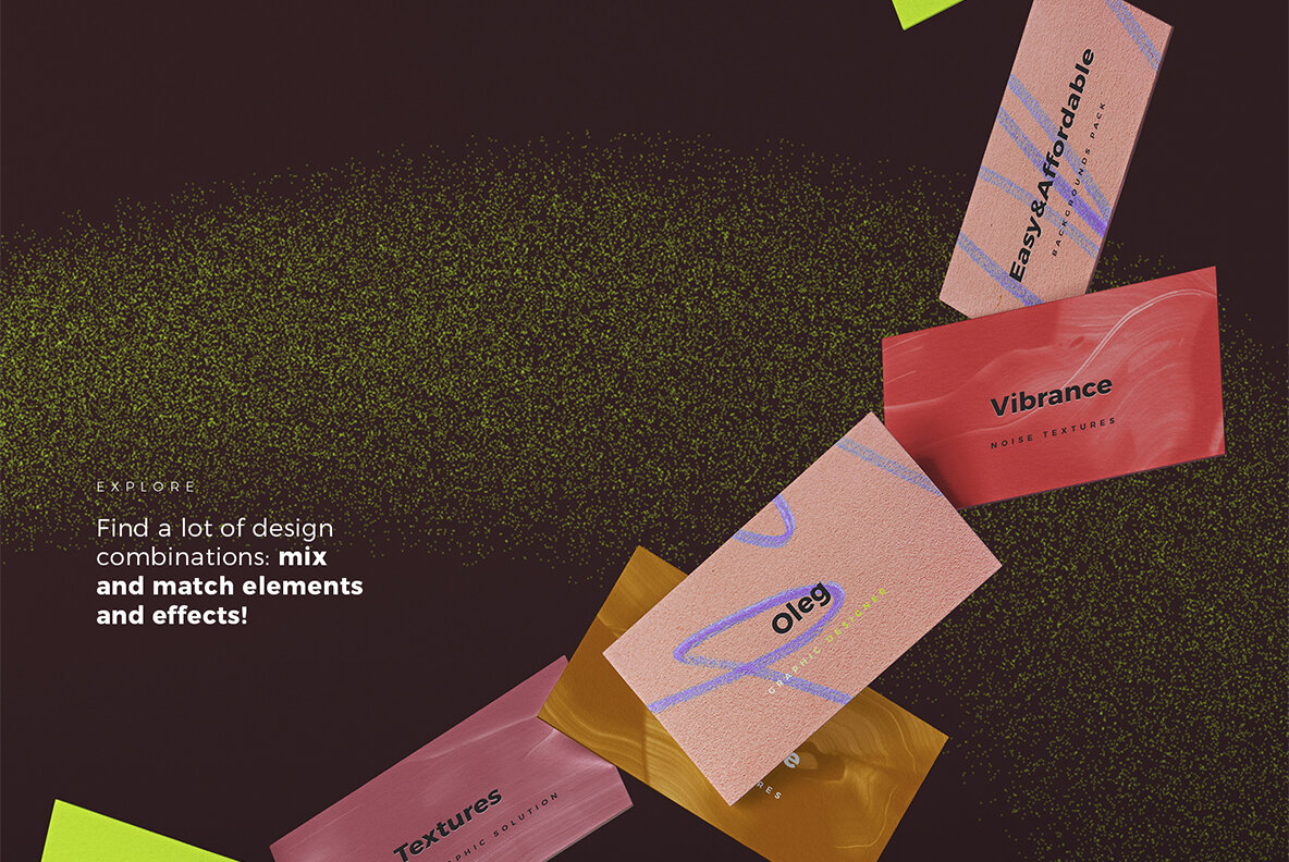 VIBRANCE   Abstract Textures Backgrounds Pack 18