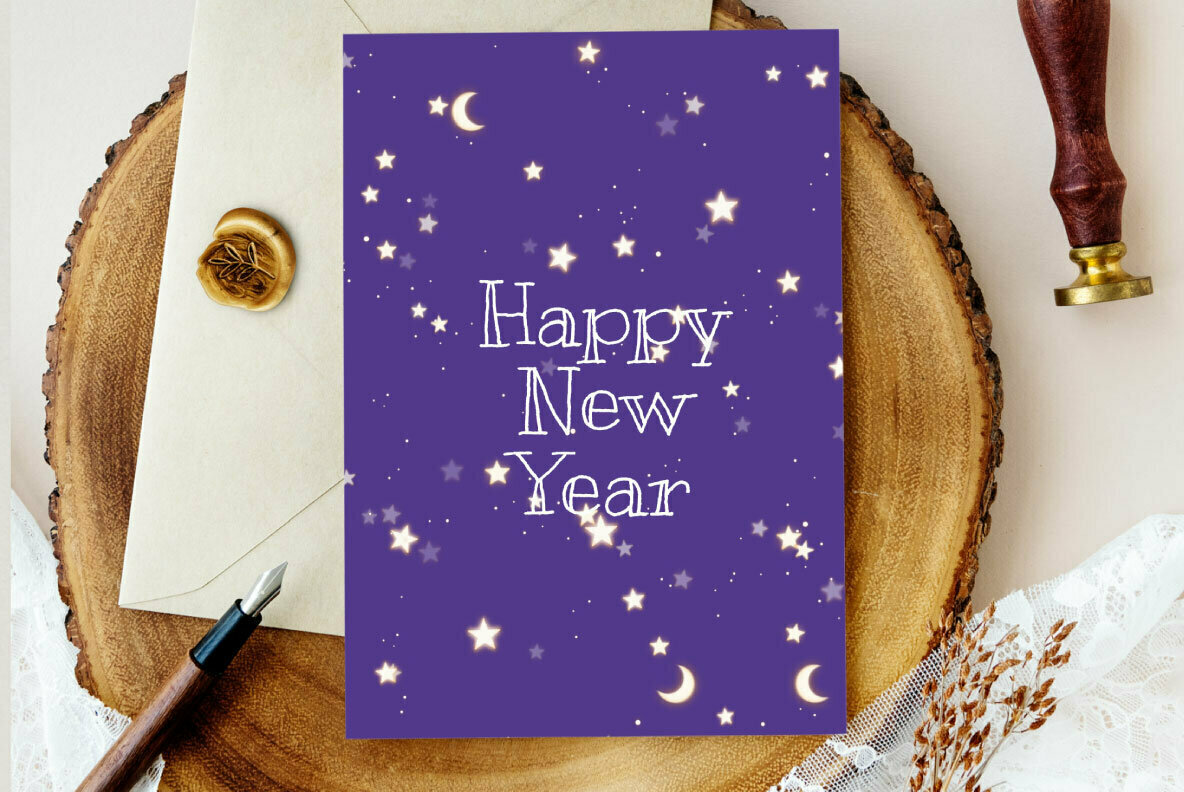 Winter Night Seamless Pattern 3