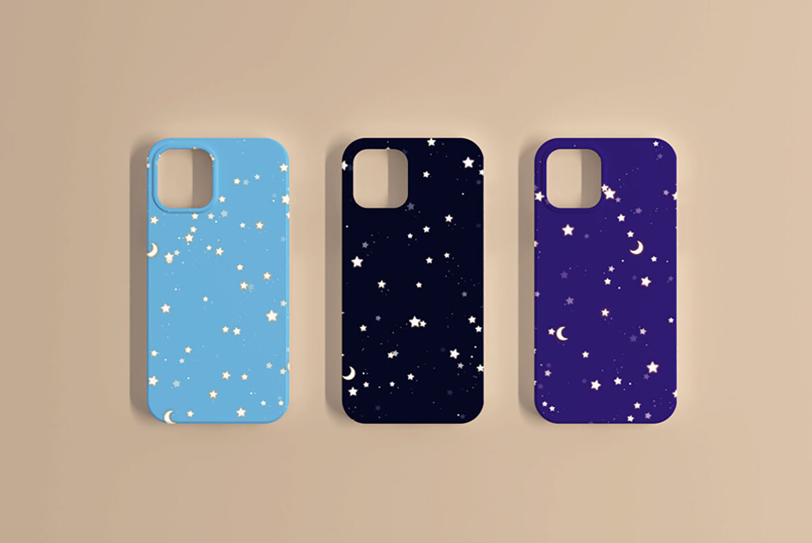 Winter Night Seamless Pattern 8