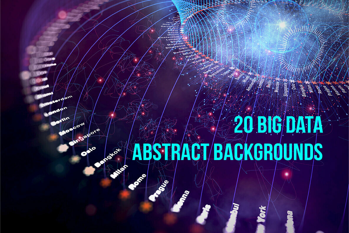 20 Big Data Abstract Backgrounds 1