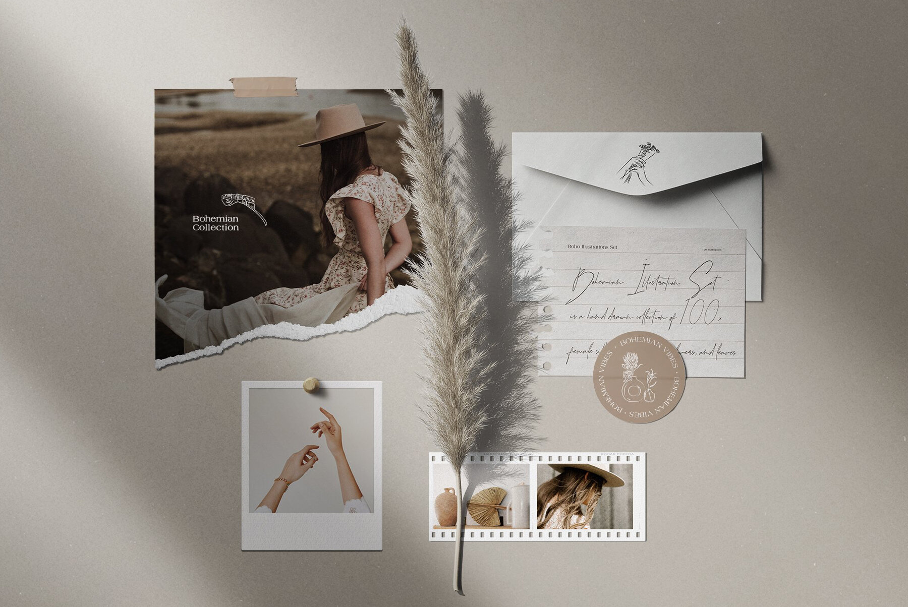 Bohemian Illustration Set 13