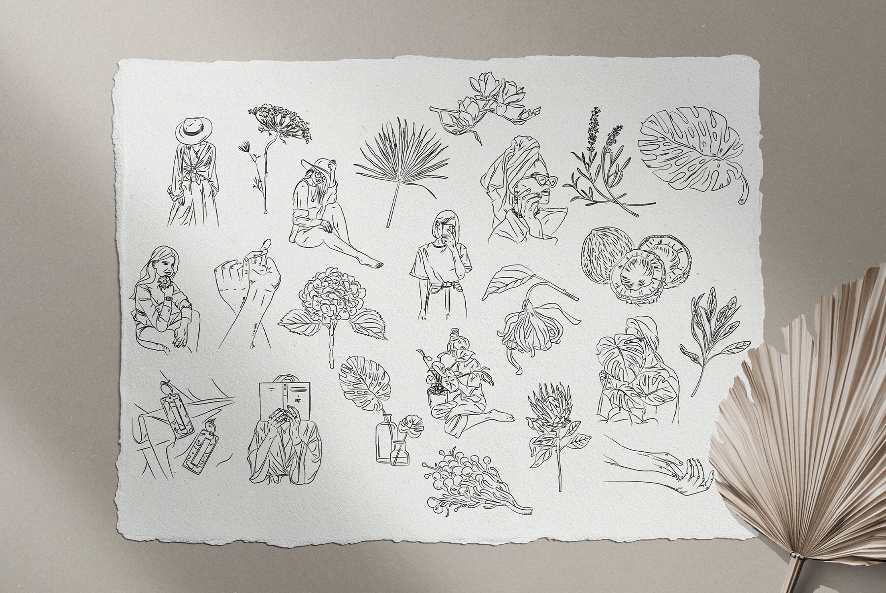 Bohemian Illustration Set 14
