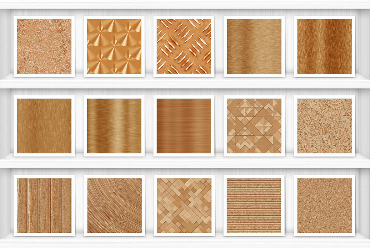 30 Bronze Background Textures 2