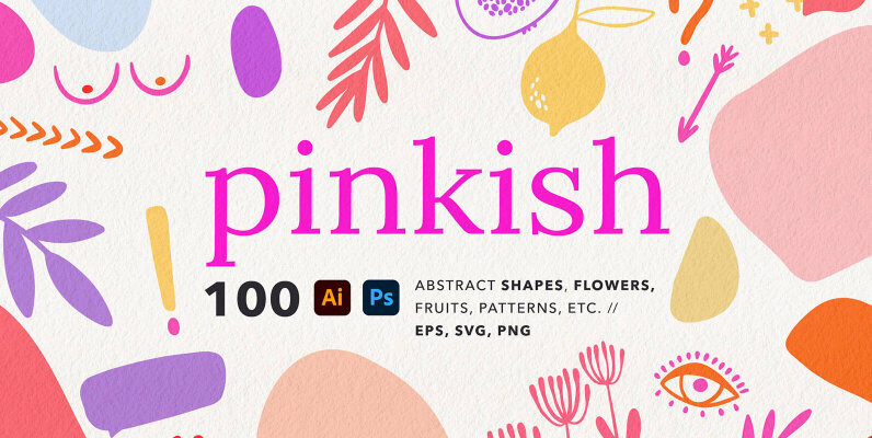 Pinkish   Vector Abstract Graphics