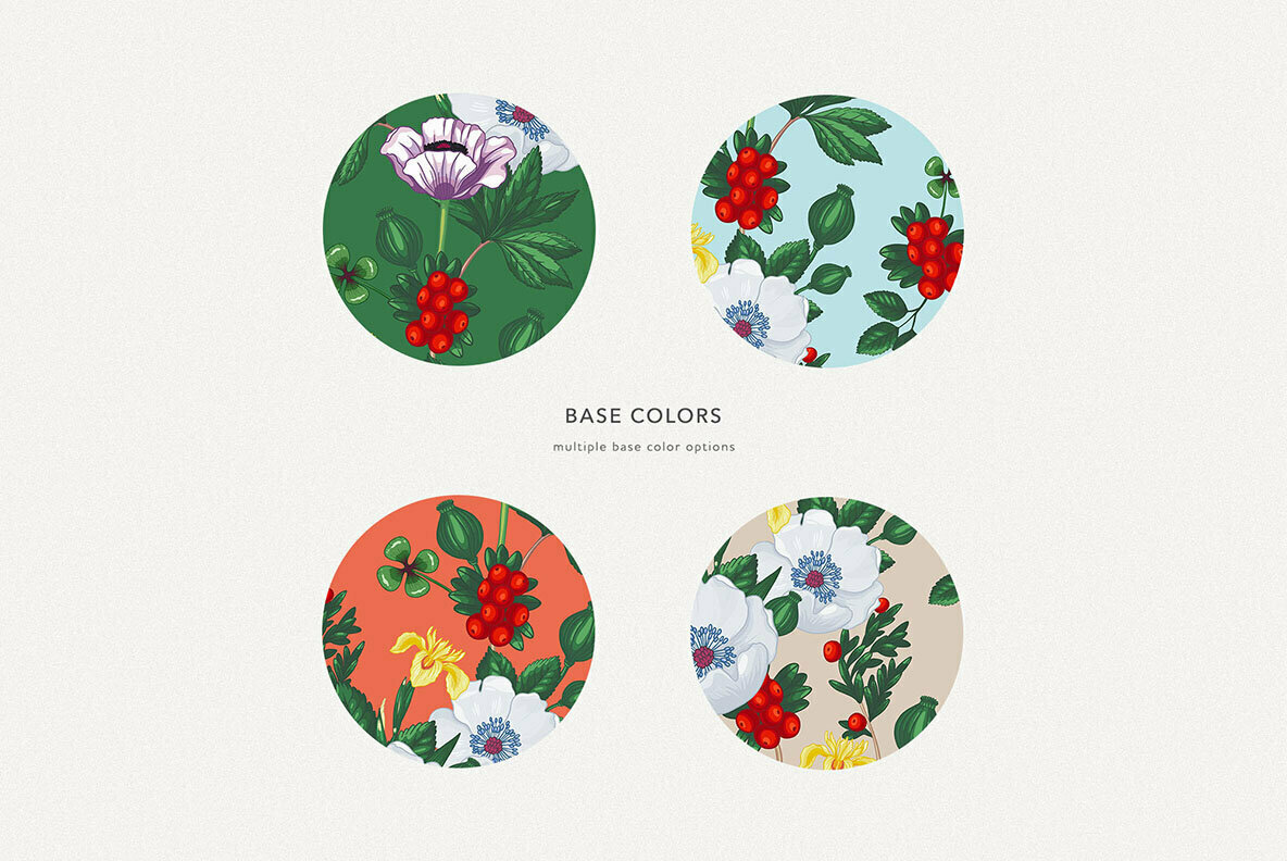 Rose   Berry Patterns 3