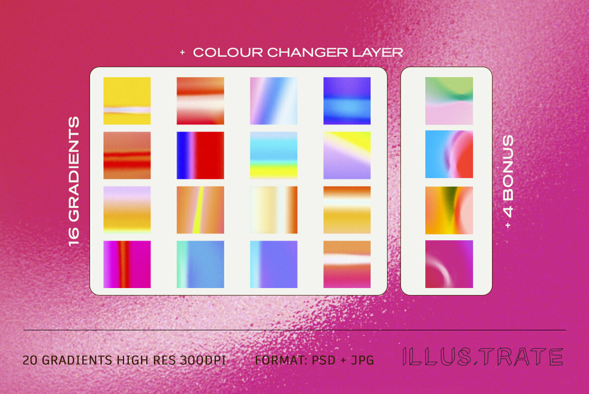 Refracted Ray Gradient Textures 4