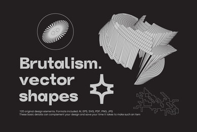 Brutalism Vector Shapes