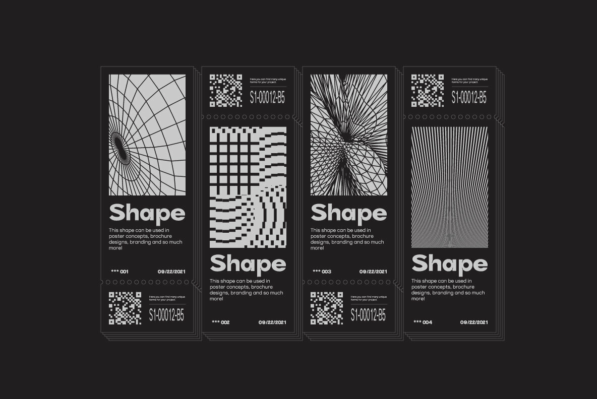 Brutalism Vector Shapes 4