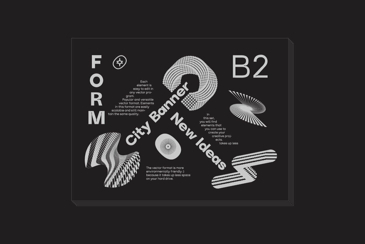 Brutalism Vector Shapes 5