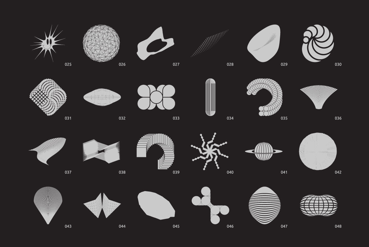 Brutalism Vector Shapes 7