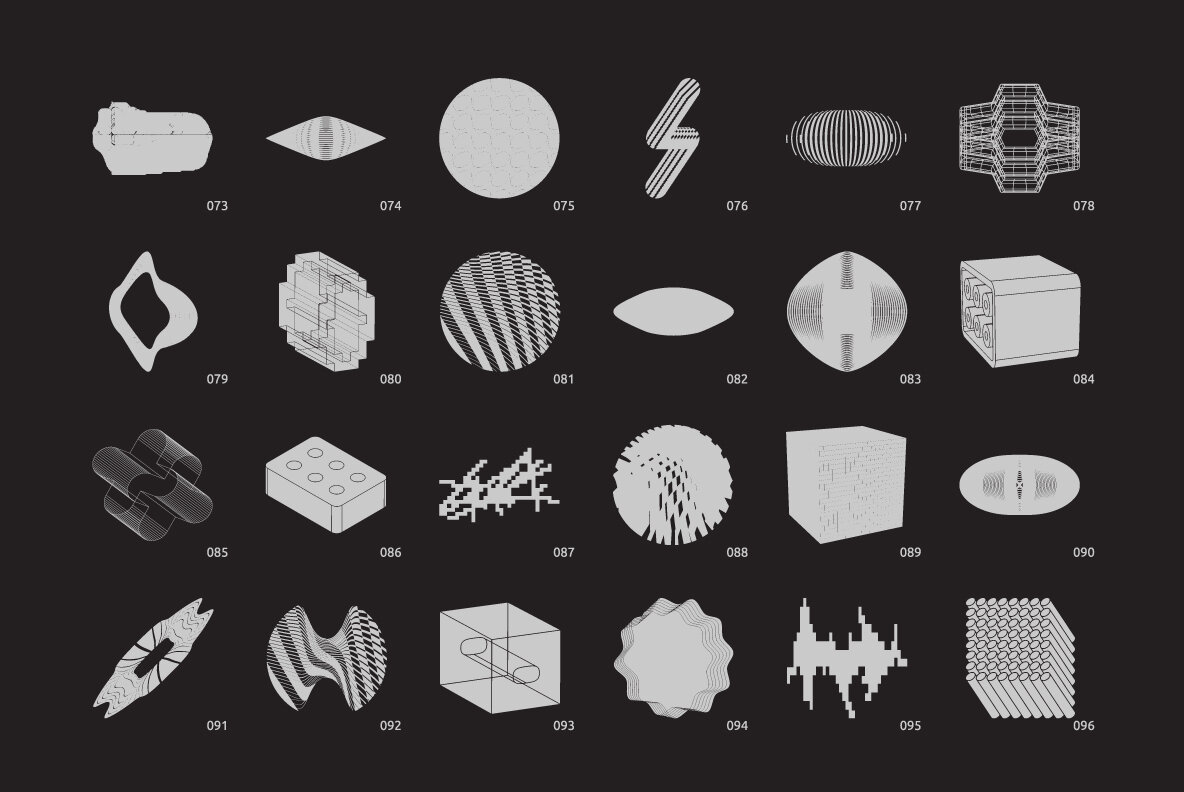 Brutalism Vector Shapes 9