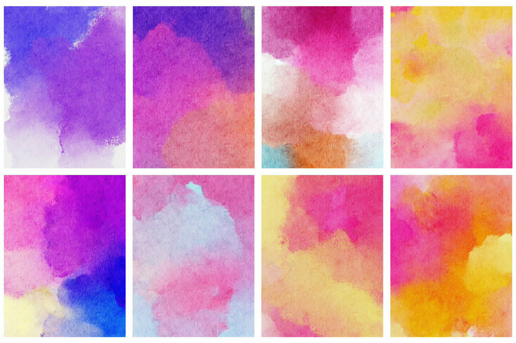 Handdrawn Watercolor Background Textures 3