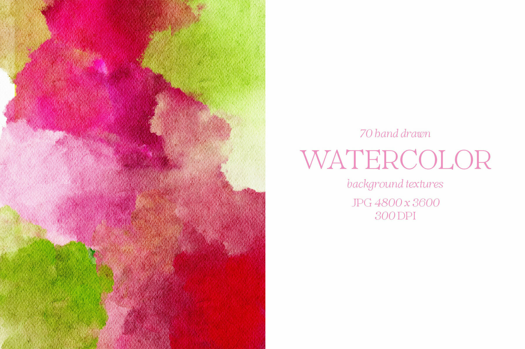 Handdrawn Watercolor Background Textures 4