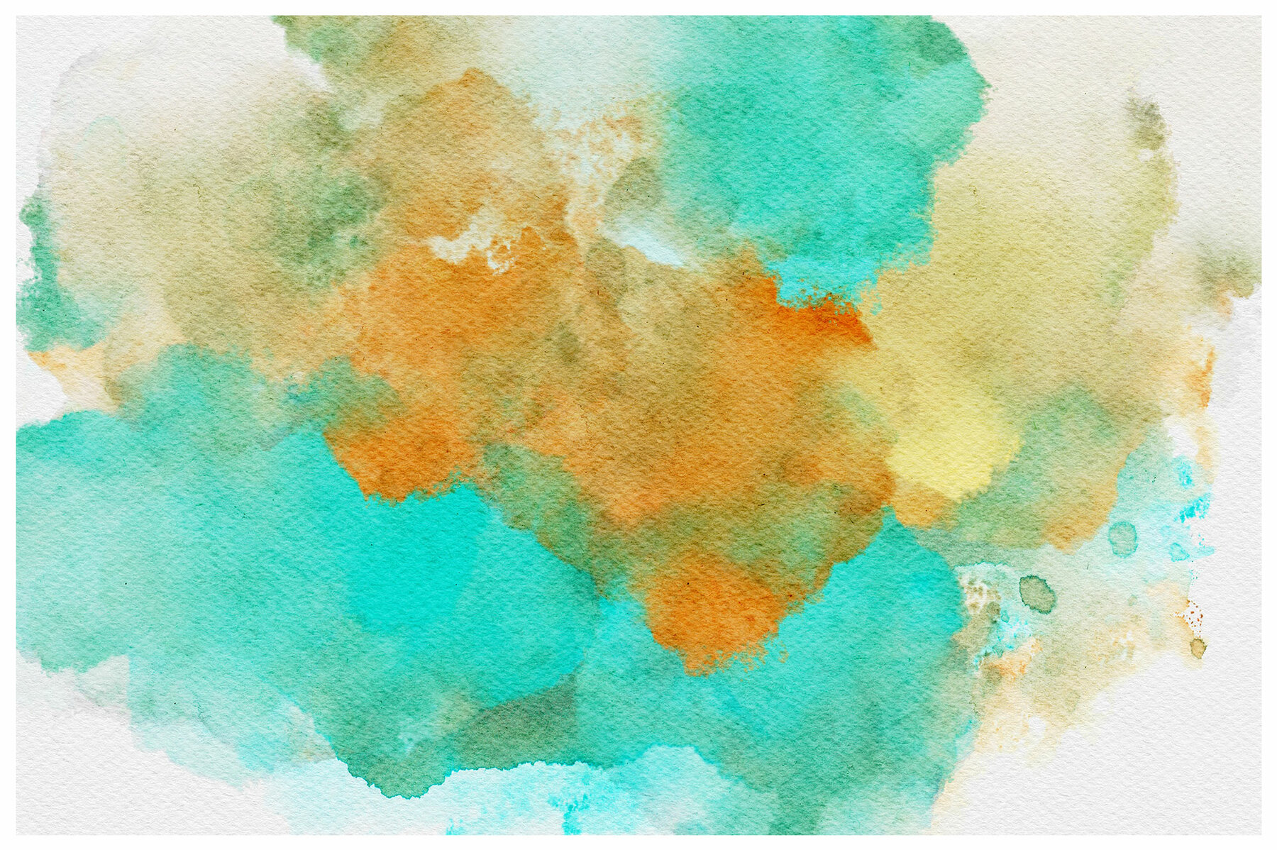 Handdrawn Watercolor Background Textures 6