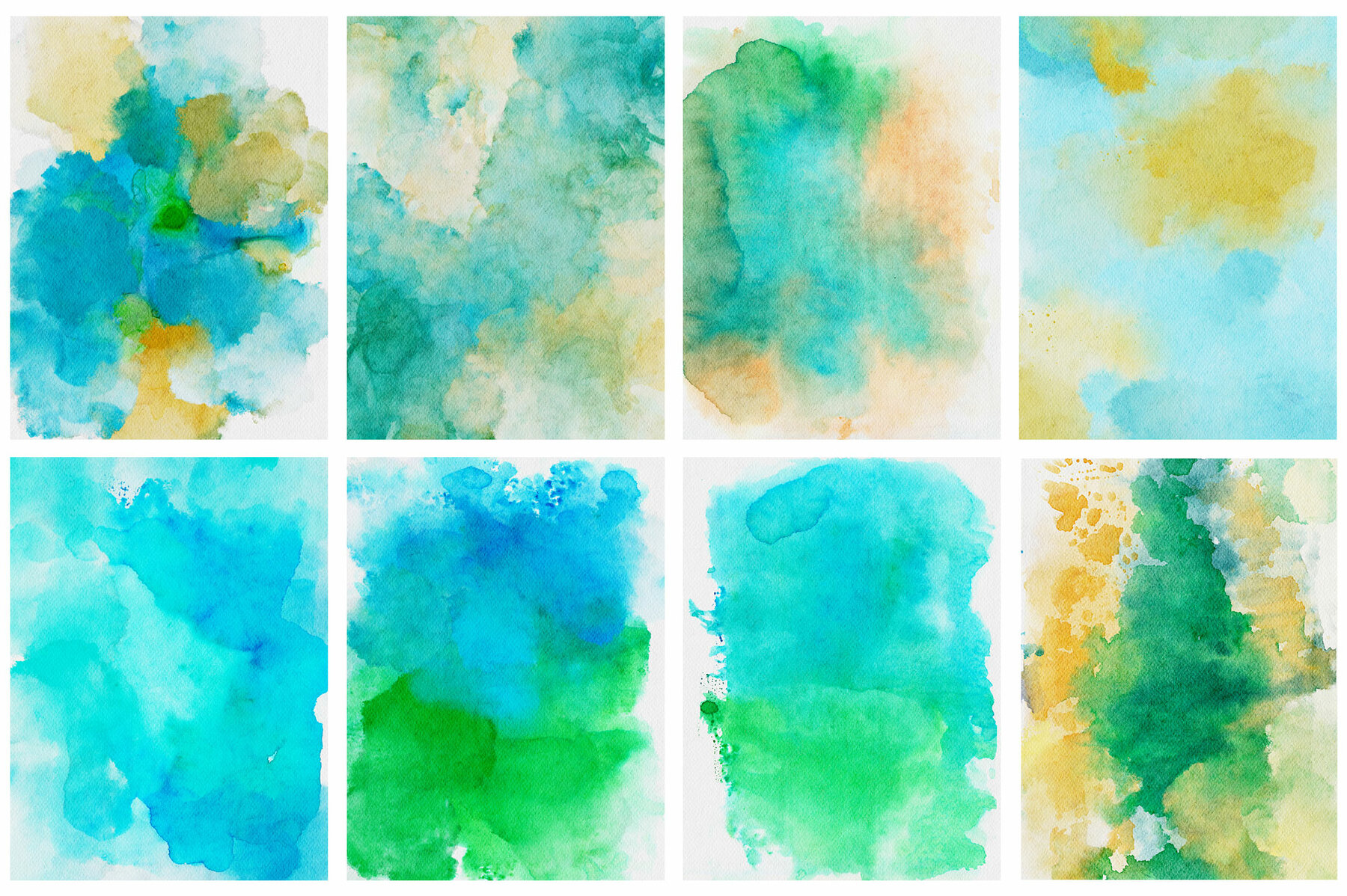 Handdrawn Watercolor Background Textures 7