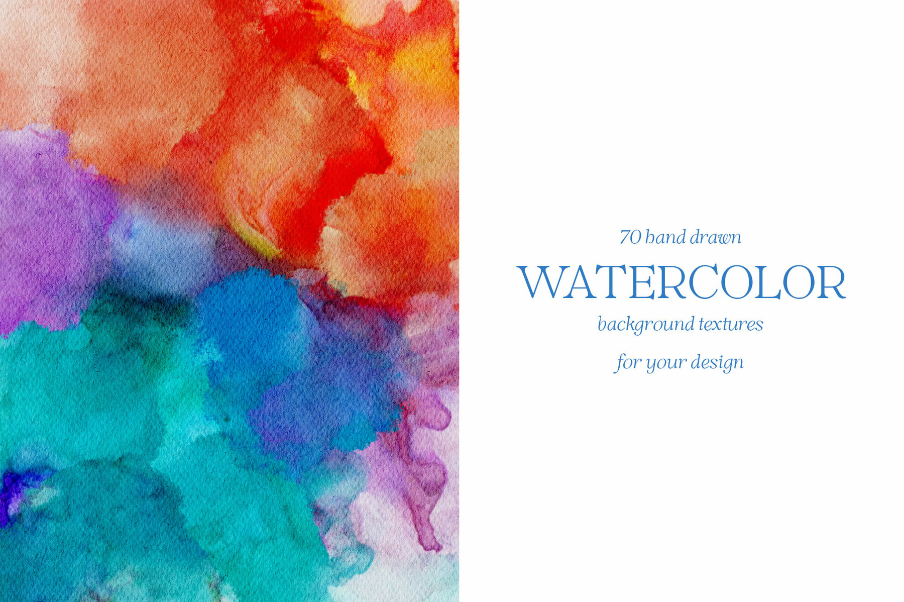 Handdrawn Watercolor Background Textures 9