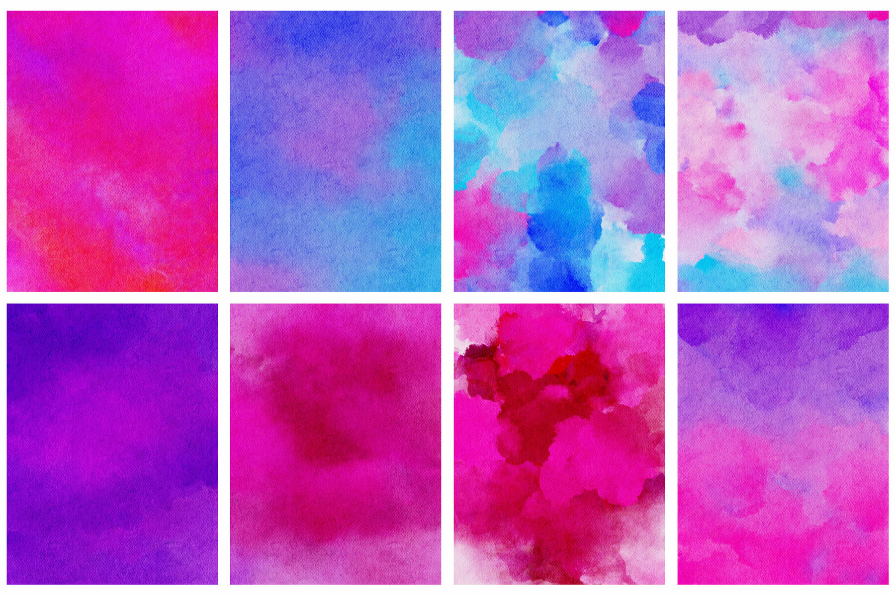 Handdrawn Watercolor Background Textures 11