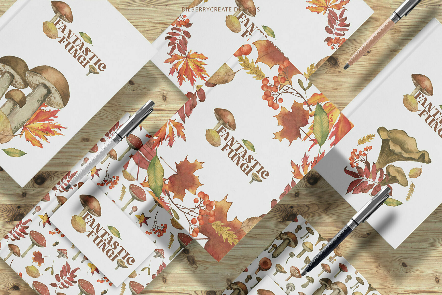 Watercolour Fantastic Fungi 2