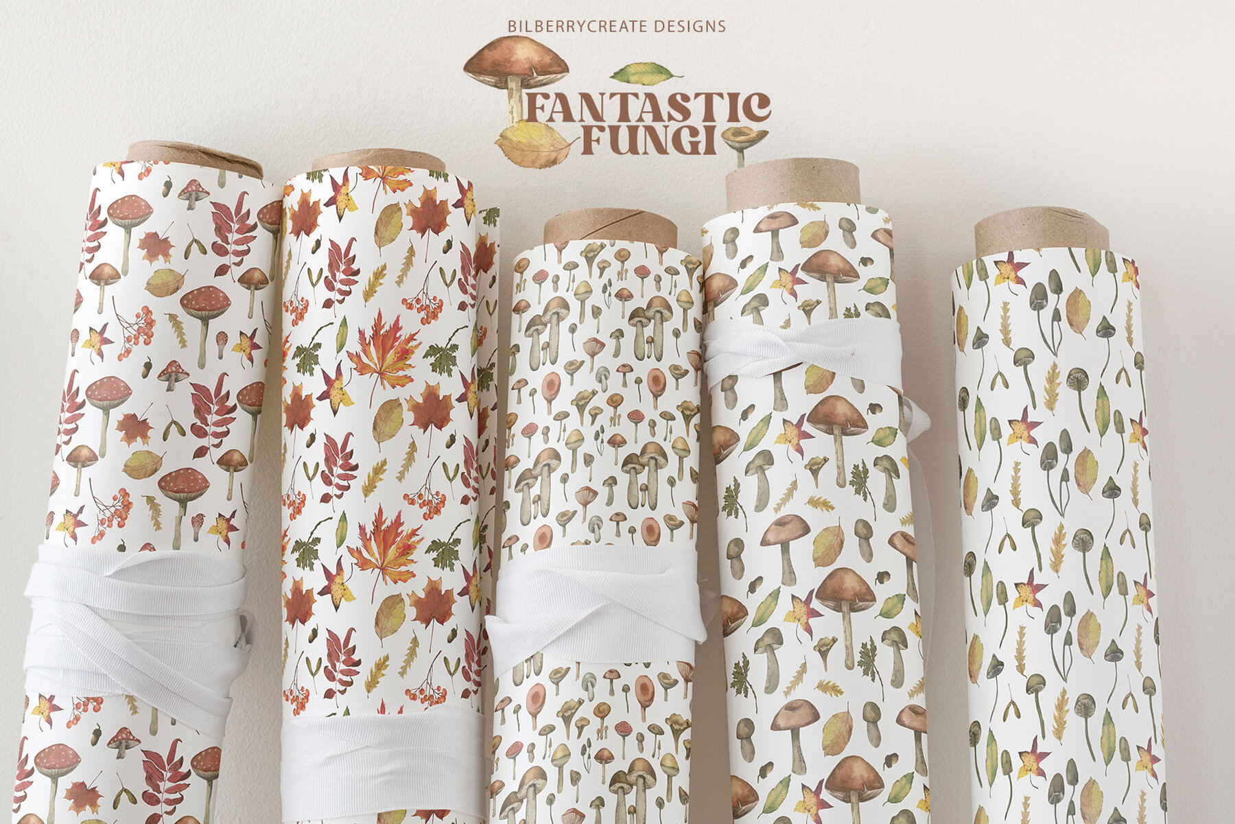 Watercolour Fantastic Fungi 6