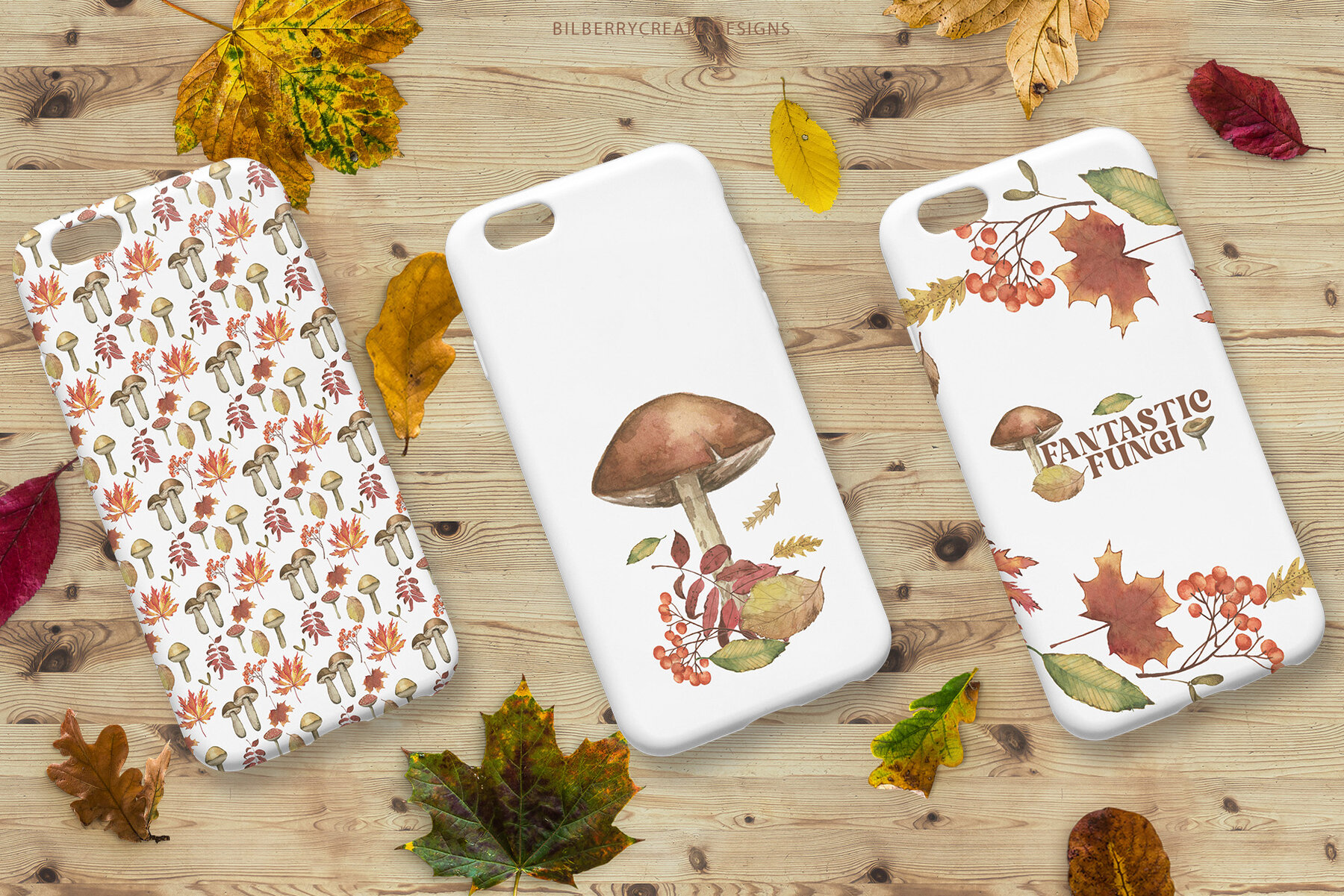 Watercolour Fantastic Fungi 9