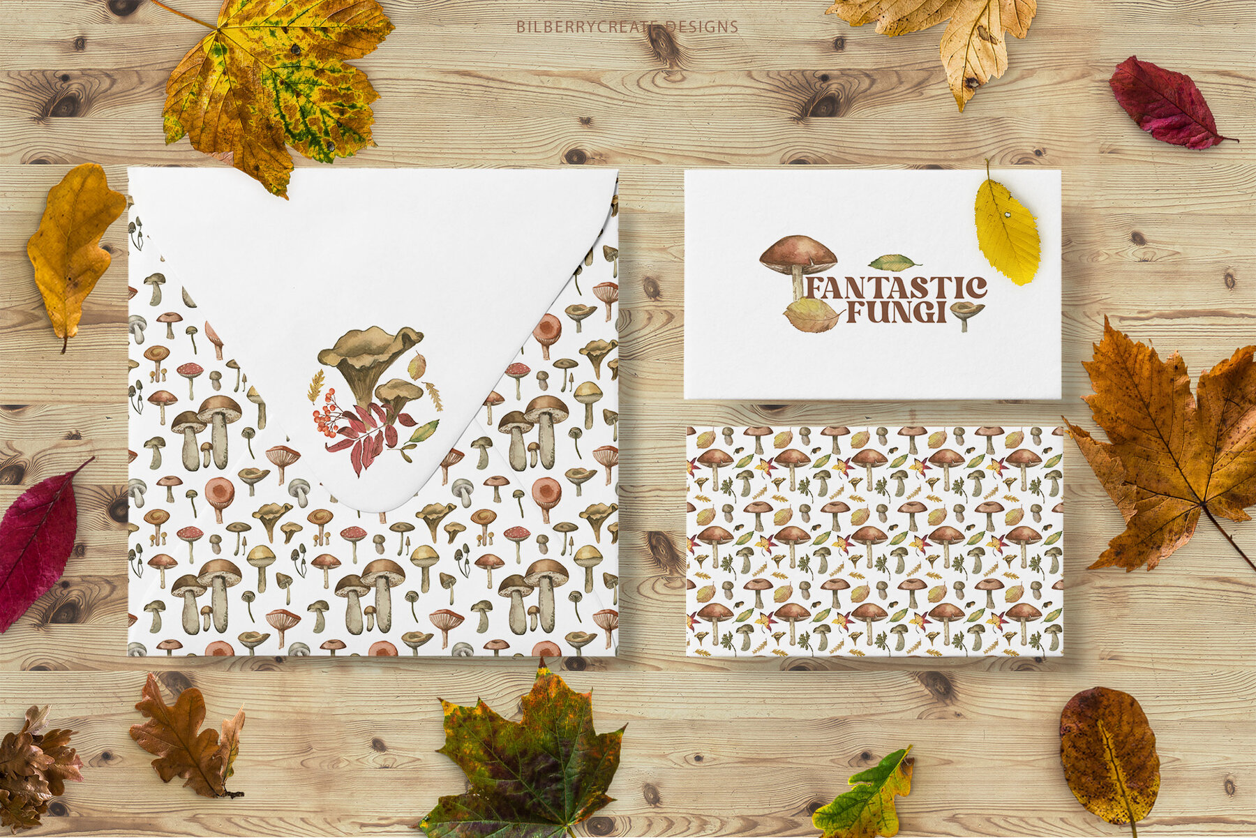 Watercolour Fantastic Fungi 10