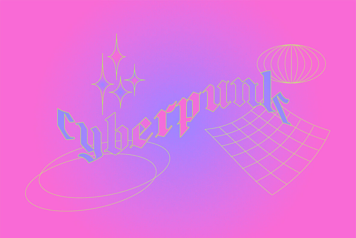 Y2K Themed Clipart Set 4