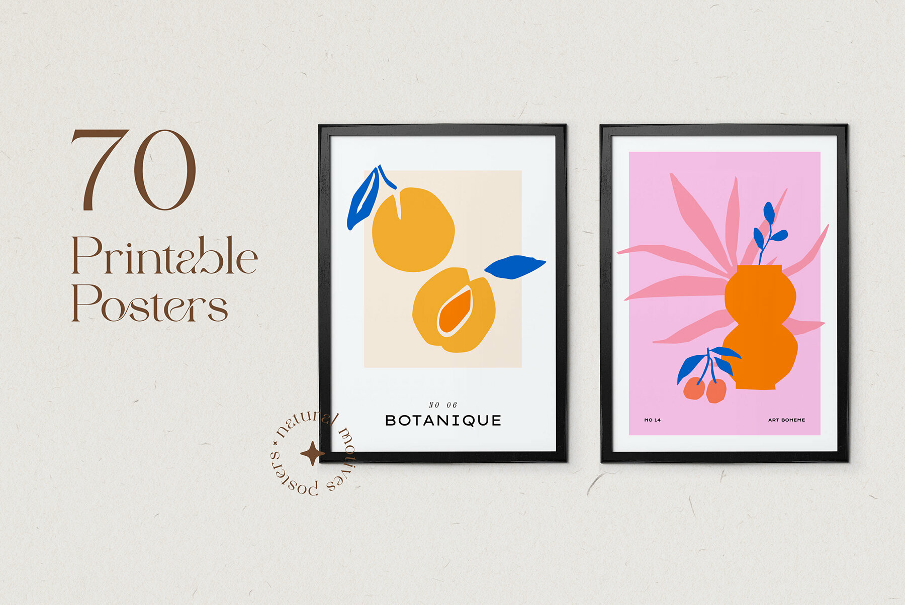 Abstract Floral Poster Collection 5