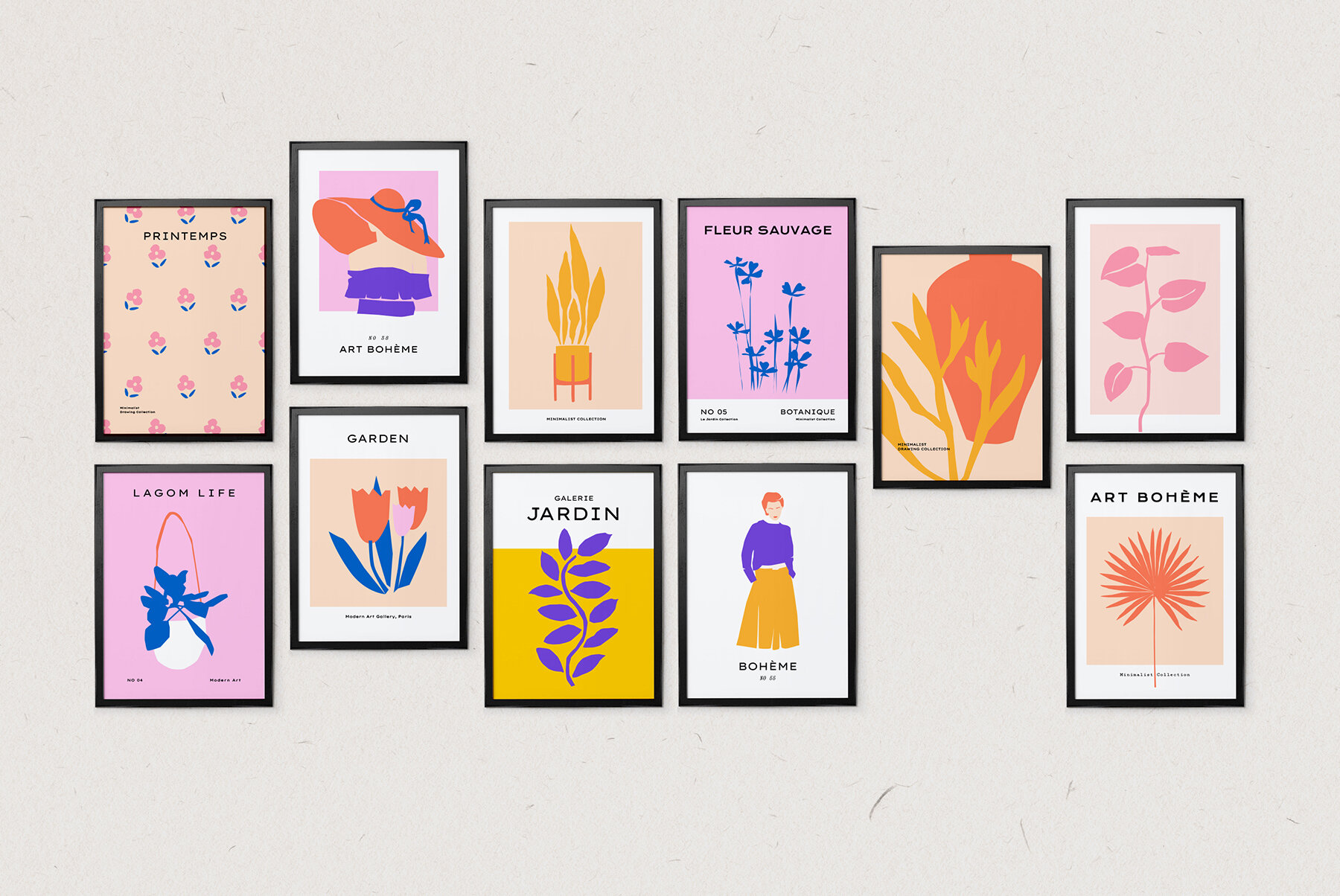 Abstract Floral Poster Collection 13