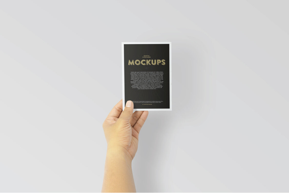 A6 Flyer Postcard Mockup 6