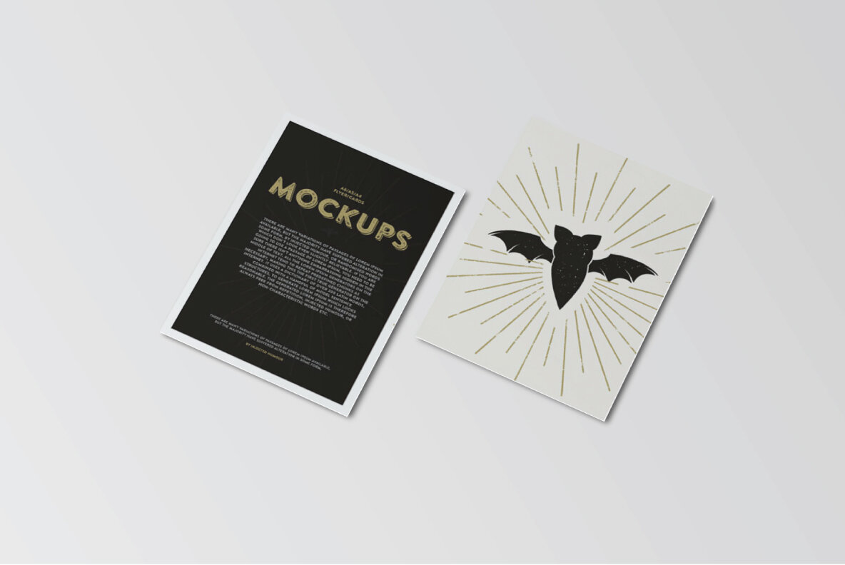 A6 Flyer Postcard Mockup 10