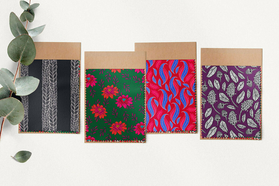 African Ankara Wax Patterns Set 2 3