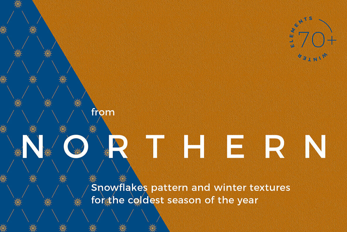 Northern Textures and Snowflakes 1
