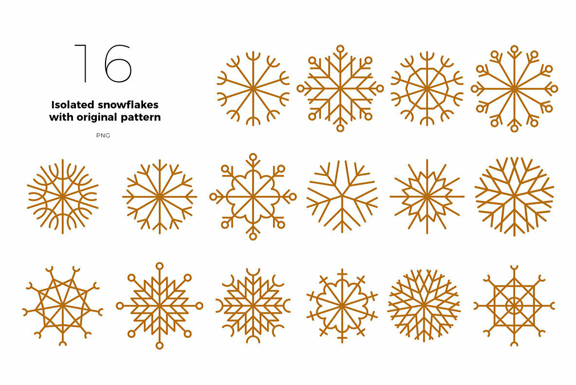 Northern Textures and Snowflakes 2