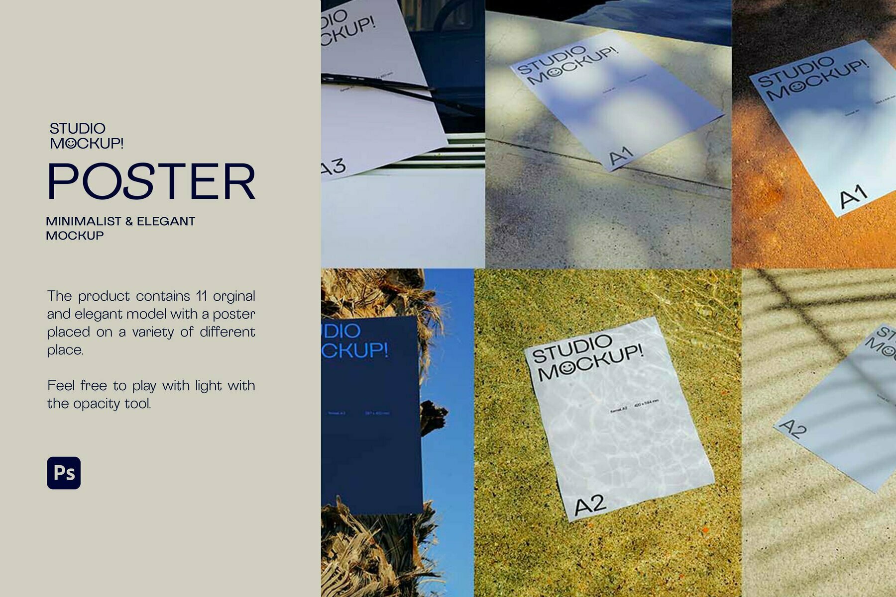 Posters Mockup Bundle 1