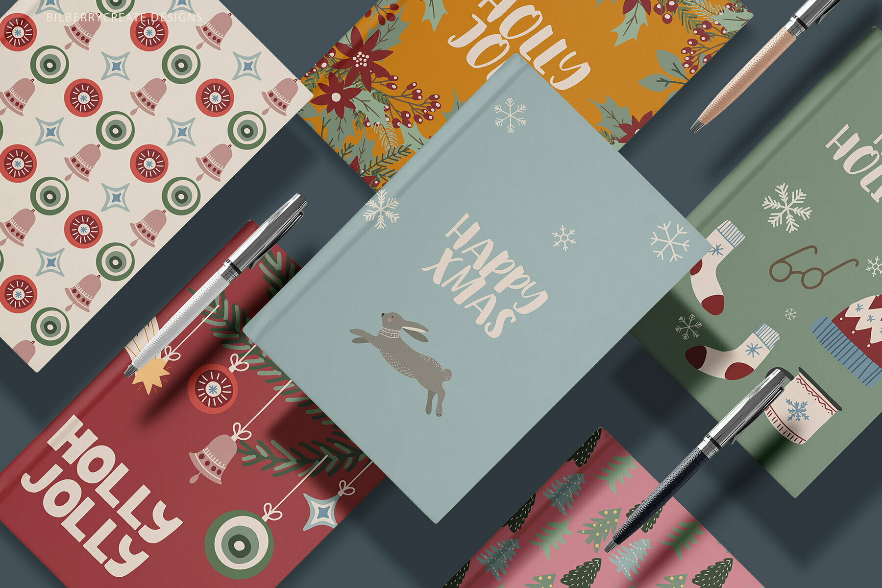 HAPPY XMAS Art Set 2