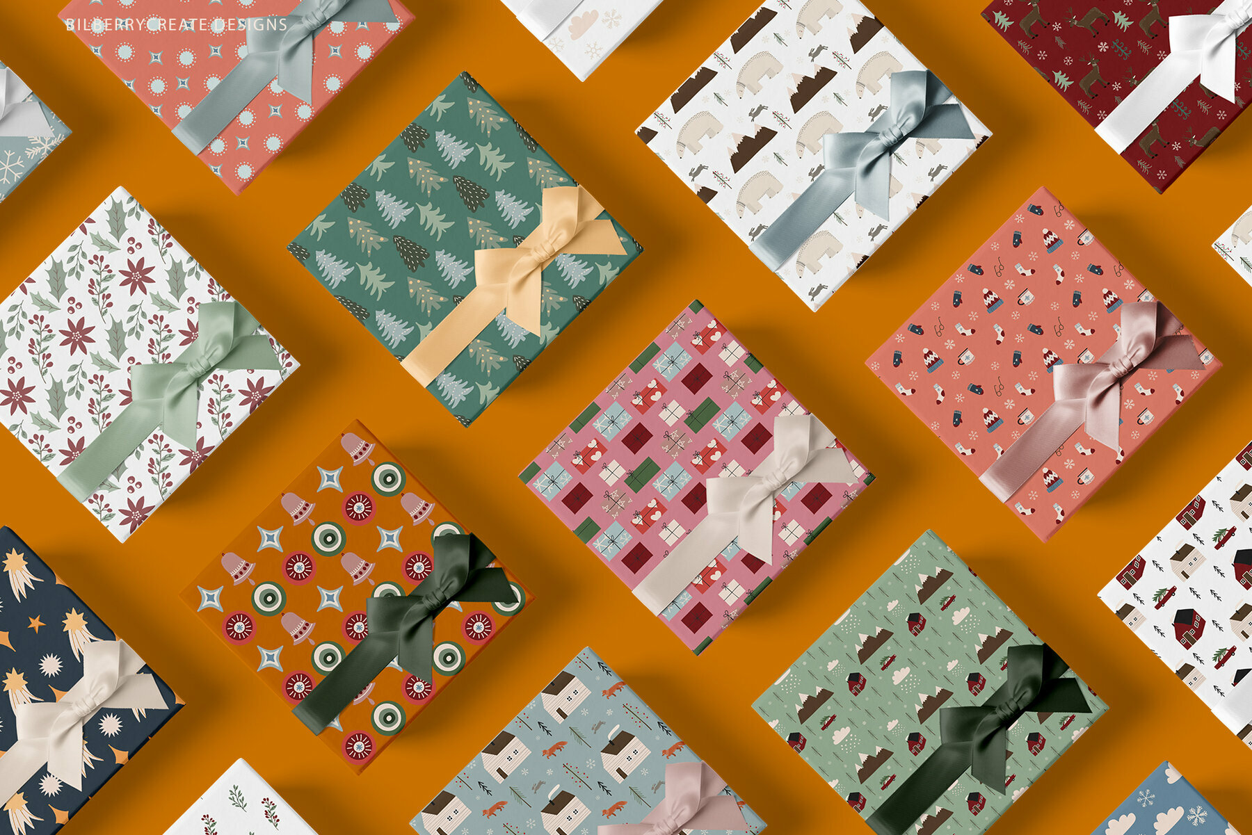 HAPPY XMAS Art Set 4